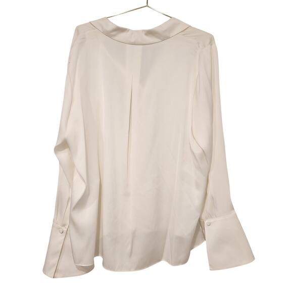 Kobi Halperin Liv ivory silk blouse size XL - Picture 3 of 5
